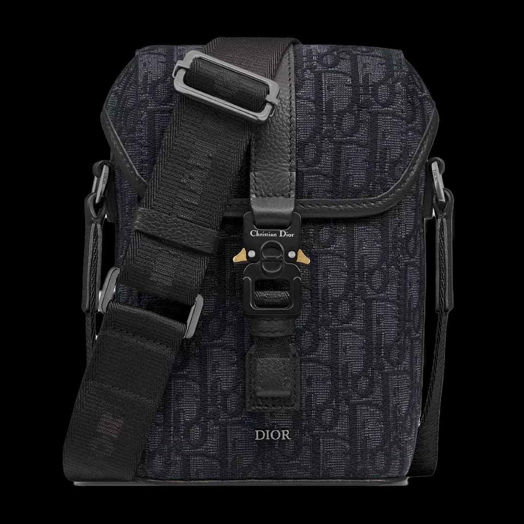Mini Dior Hit the Road Vertical Messenger Bag with Flap